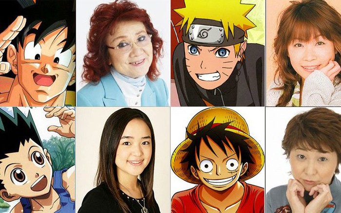 Những gương mặt thật của Son Goku, Luffy và Naruto trên phim hoạt hình