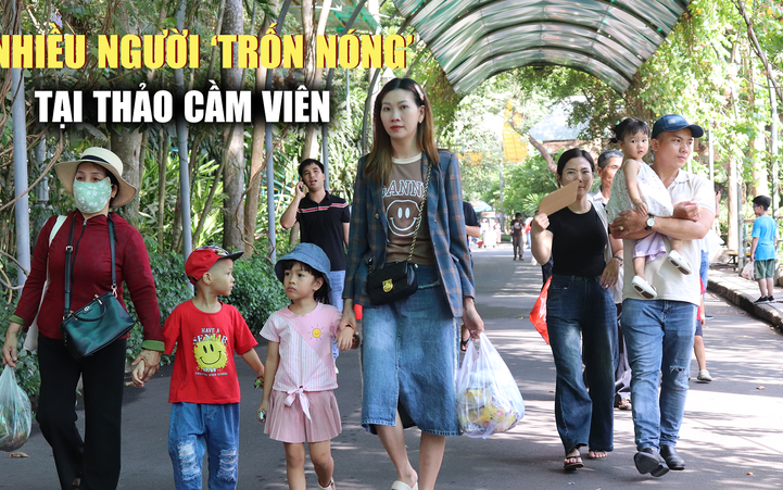 Cảnh hiếm ở Thảo Cầm Viên ngày đầu nghỉ lễ: Khách thưa thớt, đến chỉ để... tránh nóng