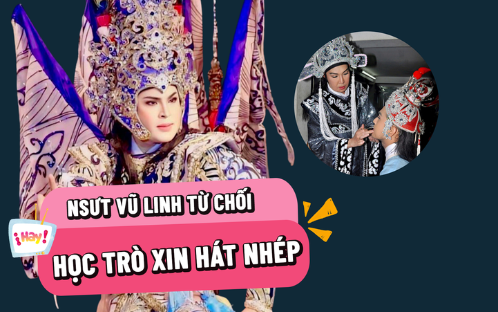 Học trò từng bị cố NSƯT Vũ Linh từ chối vì xin hát nhép cải lương
