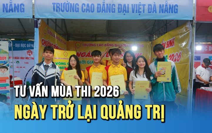Gần 1.500 học sinh tham gia chương trình tư vấn mùa thi 2026 ở Quảng Trị: 14 năm cho sự trở lại