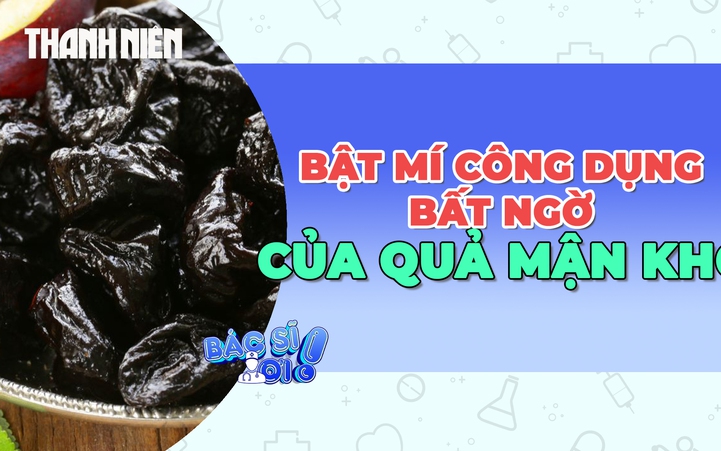 Bật mí công dụng không ngờ của quả mận khô