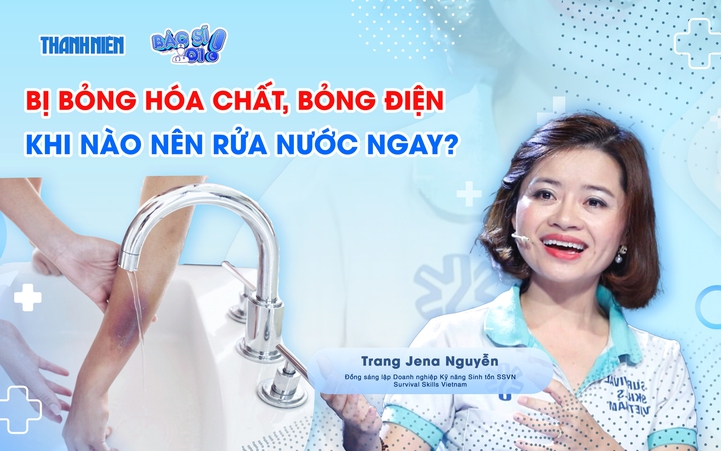 Bác sĩ ơi: Cứu người bỏng điện, bỏng hóa chất liệu cứ xả nước là đúng?