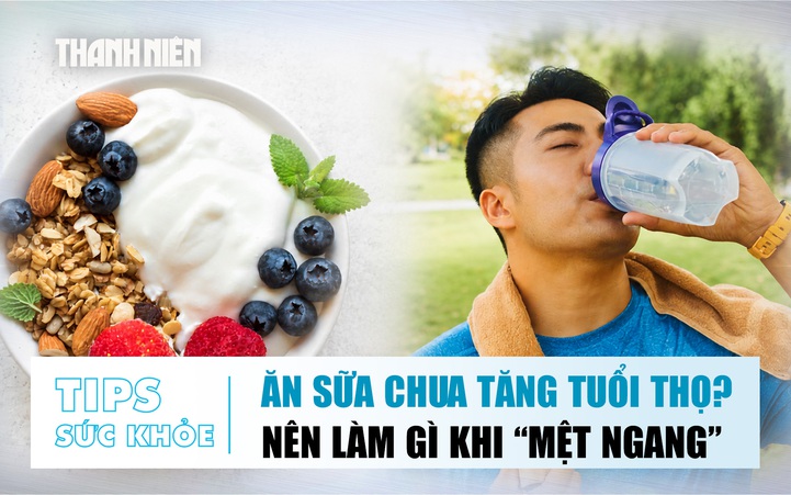 Bản tin sức khỏe ngày 16.6: Ăn sữa chua tăng tuổi thọ? | Nên làm gì khi 'mệt ngang'