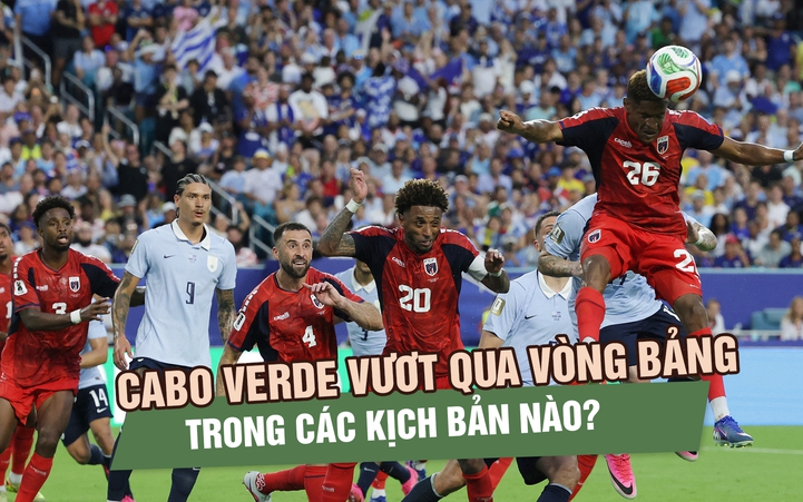 Cabo Verde vượt qua vòng bảng World Cup 2026 trong các trường hợp nào?