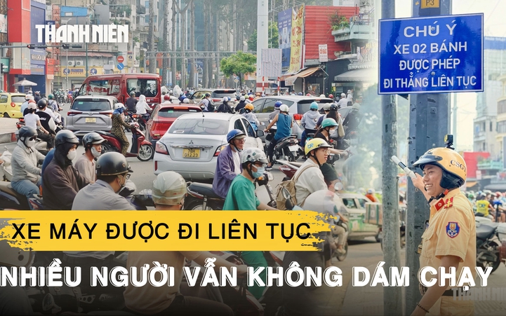 Vòng xoay ngã sáu Cộng Hòa: Xe máy được đi liên tục, nhiều người vẫn không dám chạy