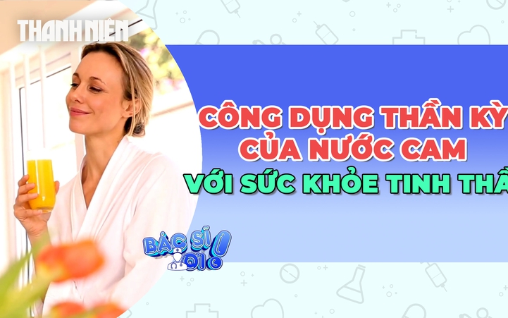 Công dụng thần kỳ của nước cam đối với sức khỏe tinh thần