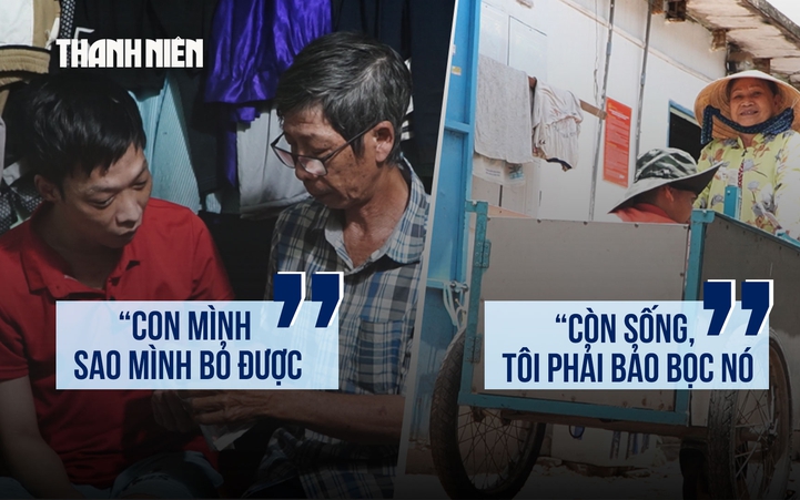 Người bà 73 tuổi đẩy xe vé số nuôi cháu bại não suốt hơn 30 năm: 'Sao tôi nỡ bỏ...'