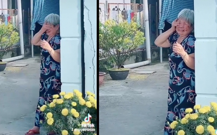 Bà nội bật khóc khi tiễn cháu đi làm xa sau kỳ nghỉ tết Bà nội bật khóc khi tiễn cháu đi làm xa sau kỳ nghỉ tết