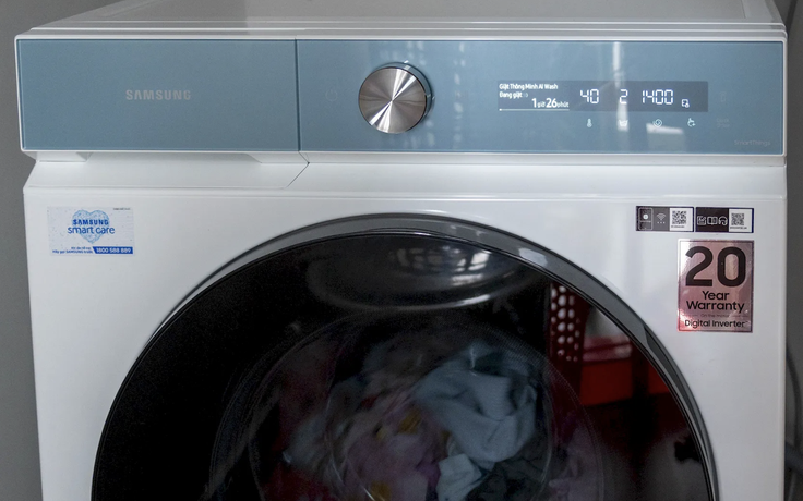 Khám phá máy giặt/sấy thông minh Samsung Bespoke AI