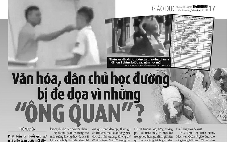 Vì sao tồn tại các loại 'quan' trong trường học?