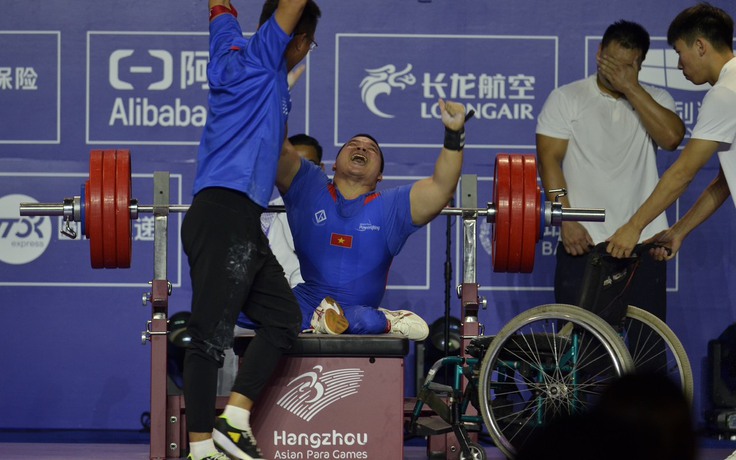 Liên tiếp phá kỷ lục nhưng Nguyễn Bình An không thể bảo vệ HCV Asian Para Games