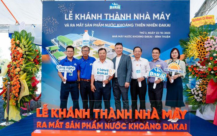 Khánh thành nhà máy và ra mắt sản phẩm nước khoáng Dakai tại Bình Thuận