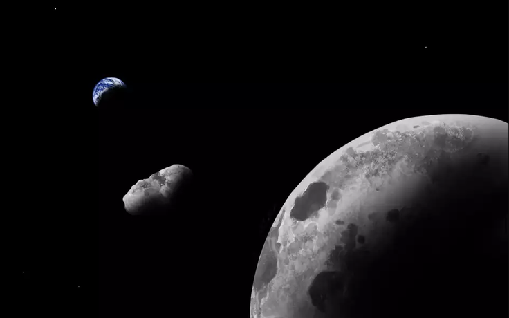 Tiểu hành tinh bí ẩn gần trái đất có thể là mảnh vỡ từ mặt trăng