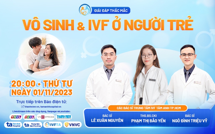 Vô sinh ở người trẻ, điều trị sớm giúp tăng tỷ lệ thành công