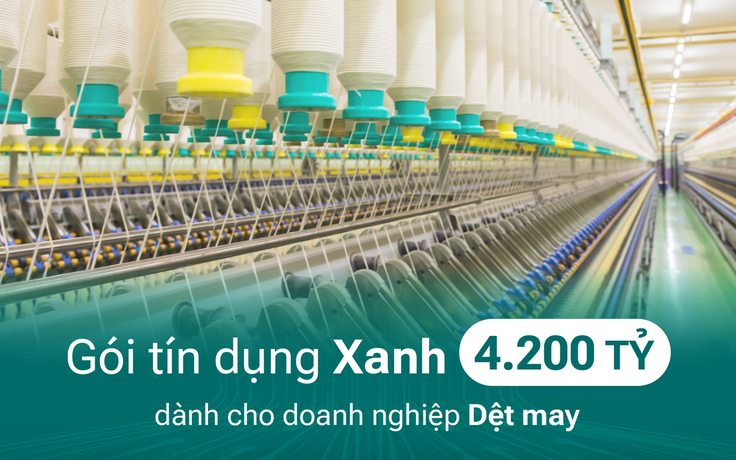 BIDV dành 4.200 tỉ đồng tín dụng xanh cho doanh nghiệp dệt may