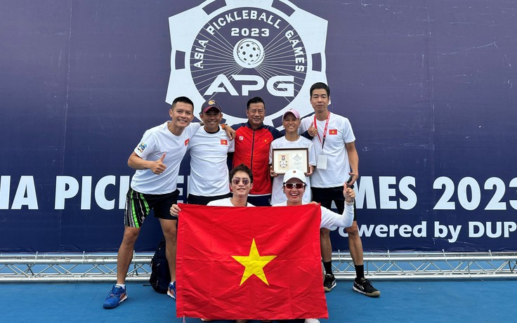 Pickleball Việt Nam đoạt 2 HCB châu Á ngay trong lần đầu tham dự