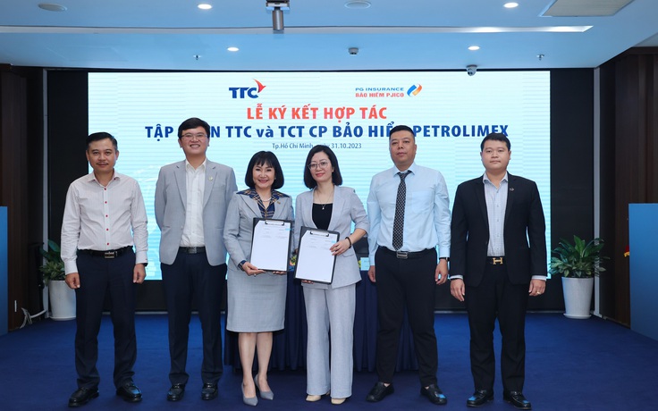 Lễ ký kết hợp tác giữa Tập đoàn TTC và TCT CP Bảo hiểm Petrolimex