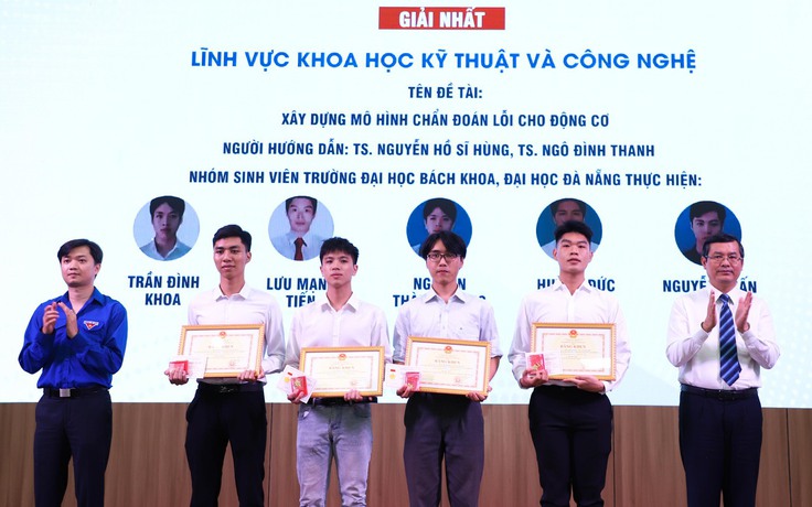 Trao 16 giải nhất Giải thưởng khoa học và công nghệ sinh viên toàn quốc