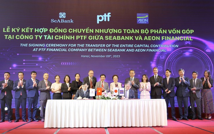 SeABank và AEON Financial ký kết chuyển nhượng Công ty tài chính PTF 4.300 tỉ đồng
