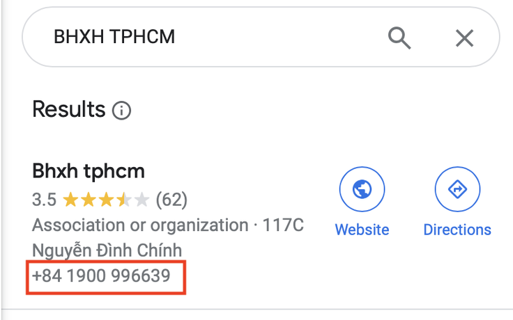 Hàng loạt cơ quan BHXH bị 'hack' số điện thoại trên Google Maps