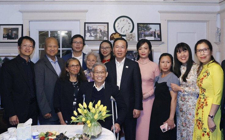 Chủ tịch nước Võ Văn Thưởng thăm gia đình kiều bào tại Mỹ