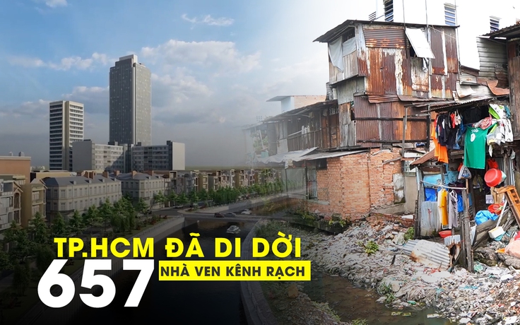 TP.HCM sẽ di dời hơn 4.000 căn nhà ven kênh rạch trước tháng 5.2025