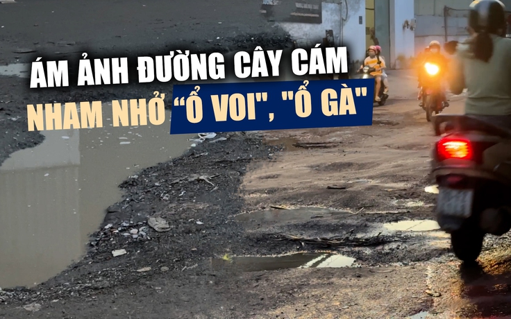 Ám ảnh đường Cây Cám nham nhở ‘ổ voi’ ở vùng ven TP.HCM