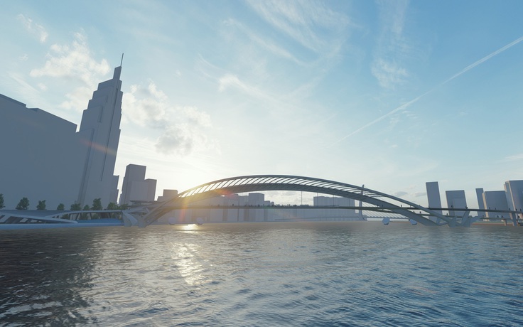 Nutifood tài trợ hơn 1.000 tỉ đồng xây dựng cầu đi bộ bắc qua sông Sài Gòn