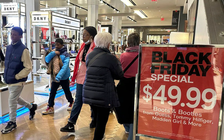 Dân Mỹ phá kỷ lục mua sắm trực tuyến ngày Black Friday 2023