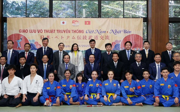 Chủ tịch nước dự chương trình giao lưu võ thuật Việt Nam - Nhật Bản