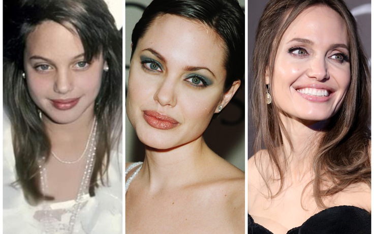 Nhan sắc 'trời ban' của Angelina Jolie qua thời gian