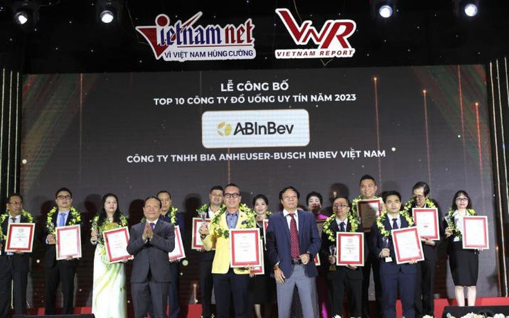 AB InBev 04 năm liên tiếp lọt Top 10 Công ty đồ uống uy tín năm 2023