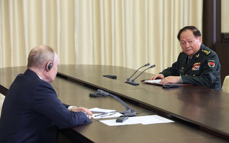 Tổng thống Putin gặp Phó chủ tịch Quân ủy trung ương Trung Quốc