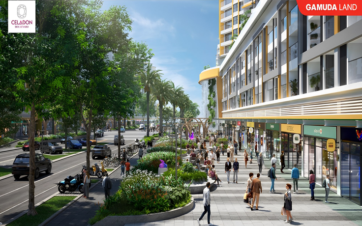 Shophouse xanh và Celadon Boulevard: Sự kết hợp hoàn hảo cho bất động sản xanh