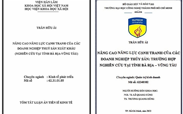 Lập hội đồng thẩm định lại đề tài luận án tiến sĩ bị 'tố': Trường nói gì?