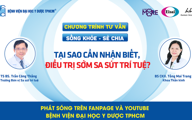 Chương trình tư vấn: Tại sao cần nhận biết, điều trị sớm sa sút trí tuệ?