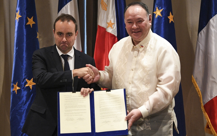 Philippines - Pháp đối thoại về thỏa thuận các lực lượng thăm viếng