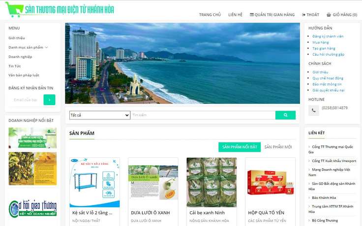 Sàn TMĐT Khánh Hòa - kết nối người tiêu dùng và những sản phẩm chất lượng cao