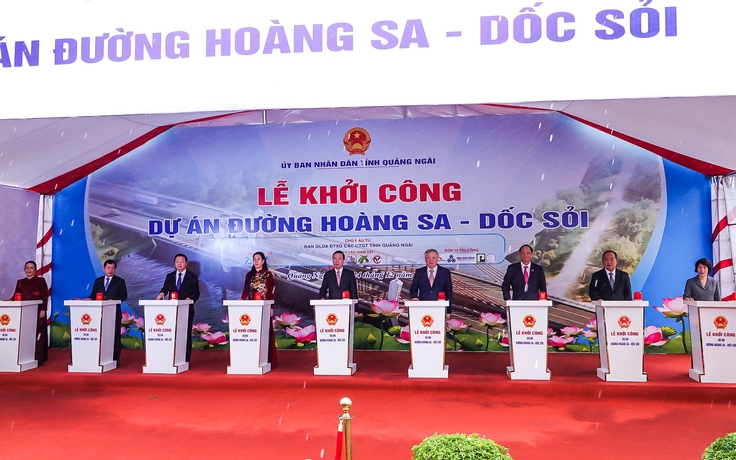 Chủ tịch nước Võ Văn Thưởng dự lễ công bố quy hoạch tỉnh Quảng Ngãi