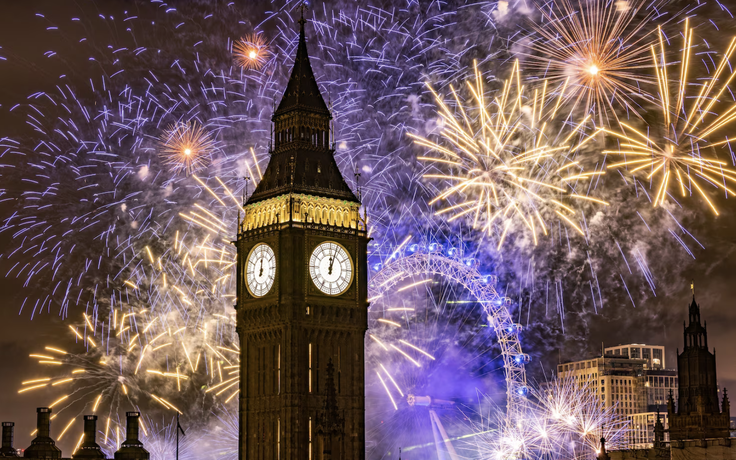Đồng hồ Big Ben với một thế kỷ đánh chuông báo hiệu năm mới