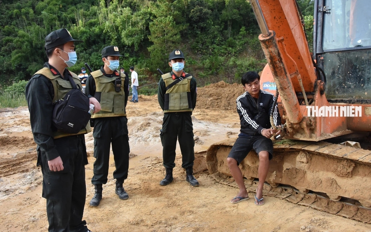Công an Bình Thuận triệt phá vụ khai thác vàng trái phép cực lớn giáp Lâm Đồng
