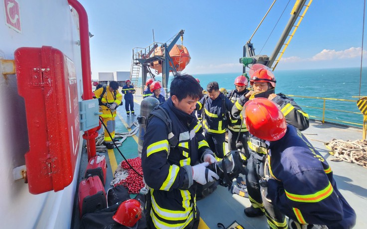 Đám cháy trên tàu Ah Shin được dập tắt hoàn toàn, đang thống kê thiệt hại
