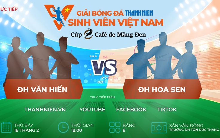 ĐH Văn Hiến - ĐH Hoa Sen | Giải bóng đá Thanh Niên Sinh viên Việt Nam 2023