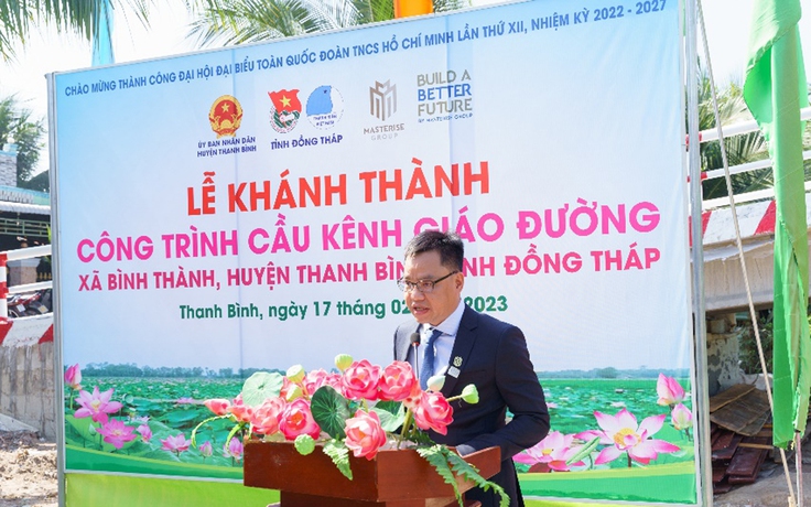 Masterise Group khánh thành cây cầu thuộc chương trình ‘Build a Better Future’ tại tỉnh Đồng Tháp