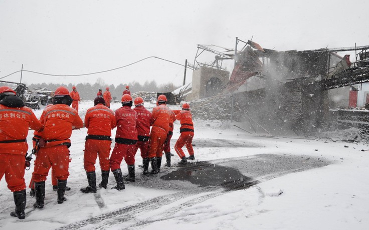Sập mỏ than tại Trung Quốc, hơn 50 người mắc kẹt