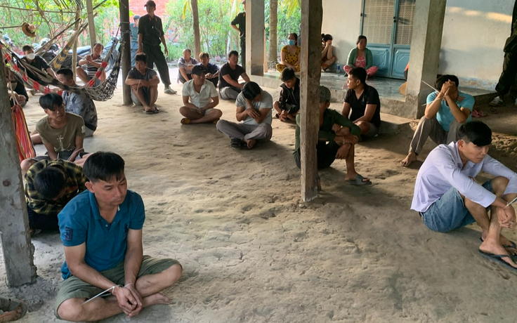 Tây Ninh: Triệt phá sòng tài xỉu 'di động', tạm giữ 27 nghi phạm