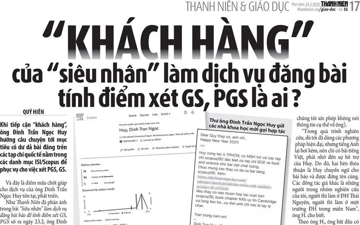 Trường ĐH Mở TP.HCM khuyến cáo giảng viên không 'hợp tác' với tác giả Đinh Trần Ngọc Huy Trường ĐH Mở TP.HCM khuyến cáo giảng viên không 'hợp tác' với tác giả Đinh Trần Ngọc Huy