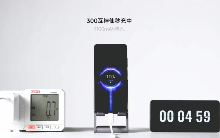 Xiaomi trình diễn công nghệ sạc nhanh 300W