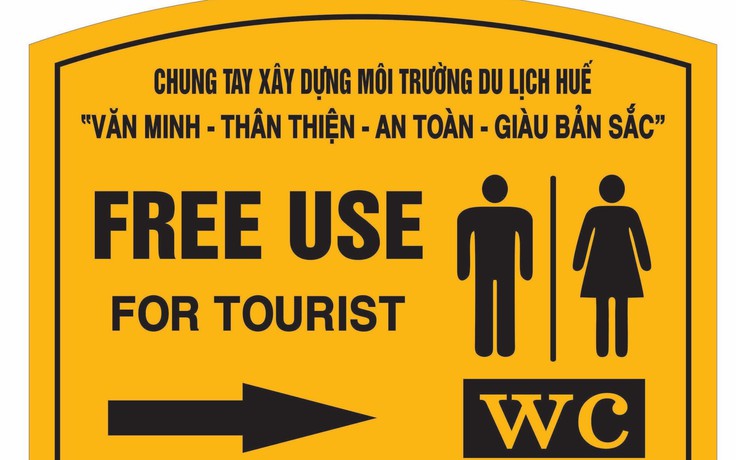 TP.Huế đặt mục tiêu phát triển 500 điểm vệ sinh công cộng miễn phí phục vụ Festival TP.Huế đặt mục tiêu phát triển 500 điểm vệ sinh công cộng miễn phí phục vụ Festival