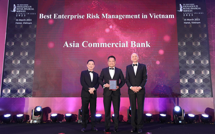 ACB nhận giải Ngân hàng quản trị rủi ro tốt nhất Việt Nam 2023
